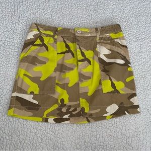 Le Superbe Electric Camo Extra Mini Skirt